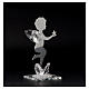 Angel bombonniere with star in stainless steel and crystal 11 cm s3