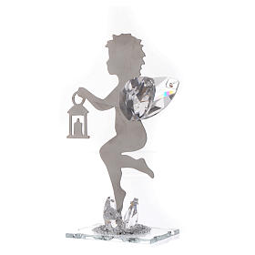 Bomboniere sacre e ricordini: Bomboniera Angioletto inox 16 cm