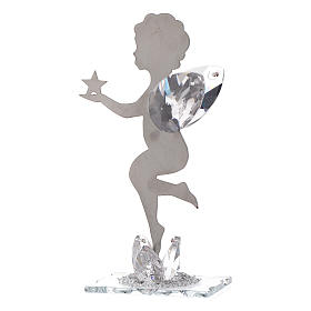 Cadeaux et souvenirs pour les occasions spéciales: Bonbonnière ange étoile inox 16 cm