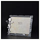 Angel photo frame bombonniere with star in stainless steel and crystals 9x12 cm s3