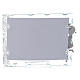 Bomboniera Portafoto Angelo inox cuore 9x12 con cristalli s2