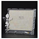 Bomboniera Portafoto Angelo inox cuore 9x12 con cristalli s3