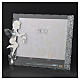Angel photo frame in stainless steel with crystals 15x20 cm s3