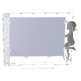 Dicas de Presentes e Lembrancinhas: Porta-fotografia anjo inox estrela 15x20 cm cristais