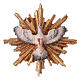 Heiliger Geist mit Schein aus Grödnertal-Holz und Etui , 5,5 cm s1