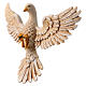Dove in painted wood Valgardena 12 cm s2