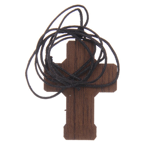 First communion wooden cross with cord and box 3