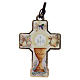 Wooden cross for the first communion with cord and card s3