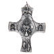 First communion cross made in silver metal s1