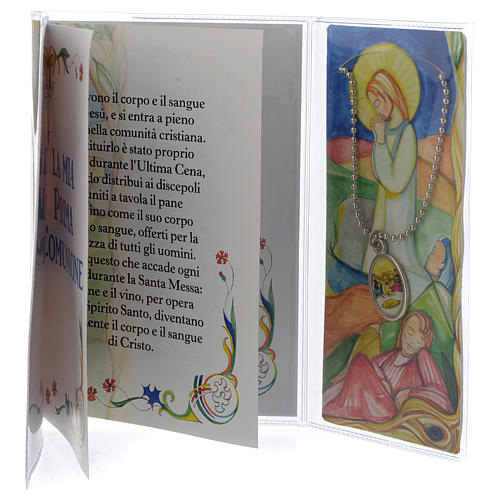 First communion booklet with pendant 2