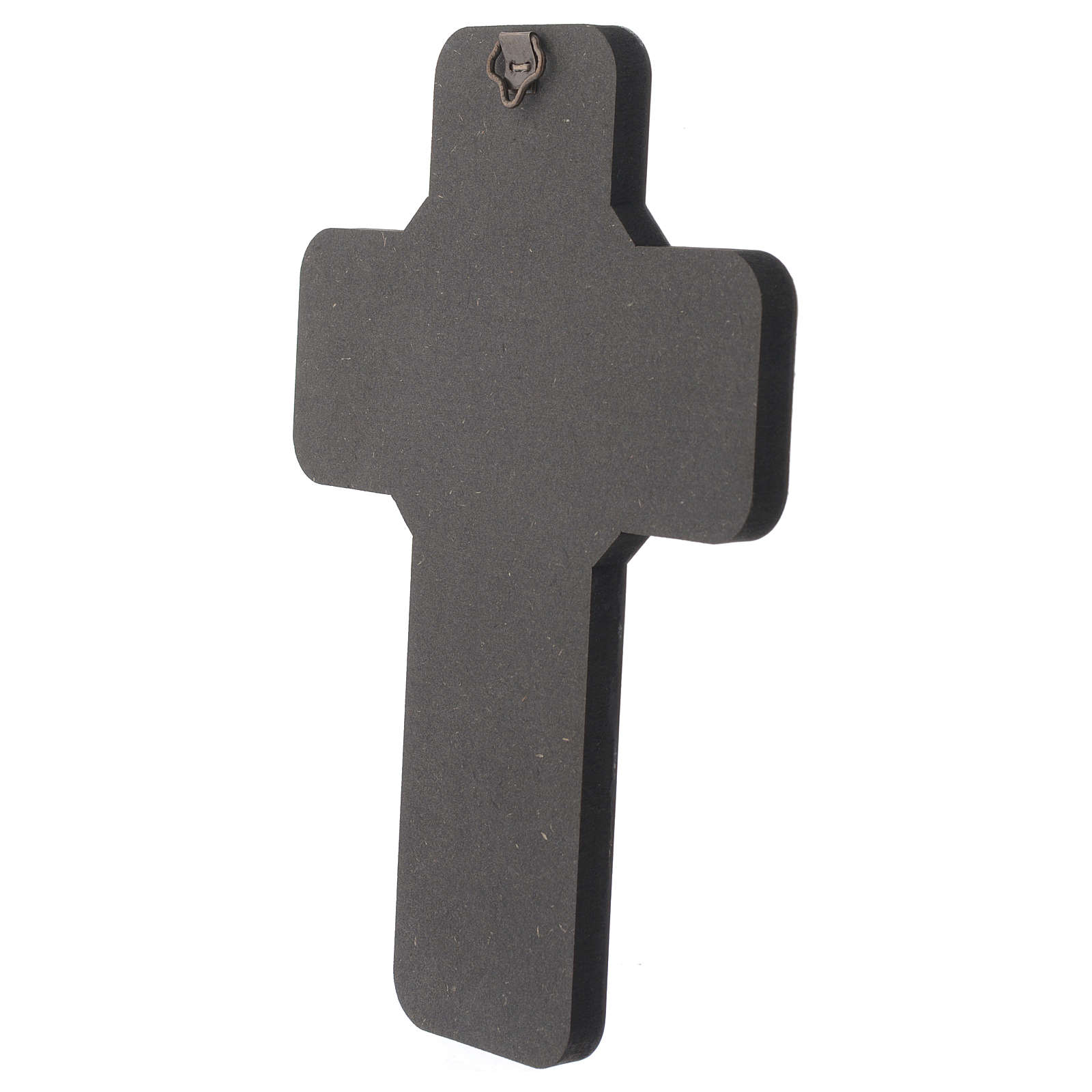 Médaille Croix Et Saint Esprit Holyart - Pendentif En Bois D'Olivier Avec Collier Corde - Cadeau Confirmation