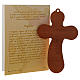 Souvenir de la Confirmation croix et certificat s3