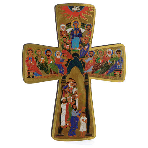 Croix Pentecôtes 10,5x13,5 cm 1