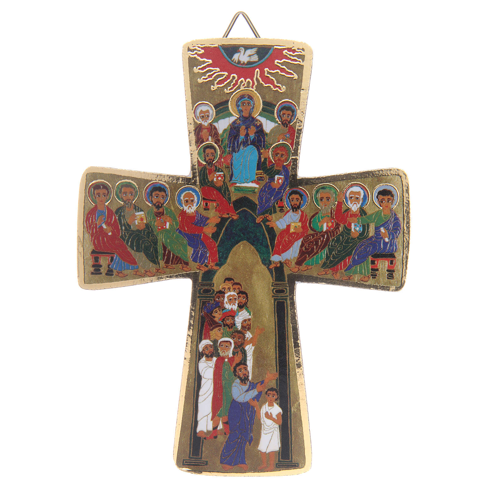 Pentecost cross 5x10 cm | online sales on HOLYART.co.uk