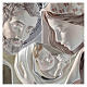 Holy Family headboard in silver and molded wood s2