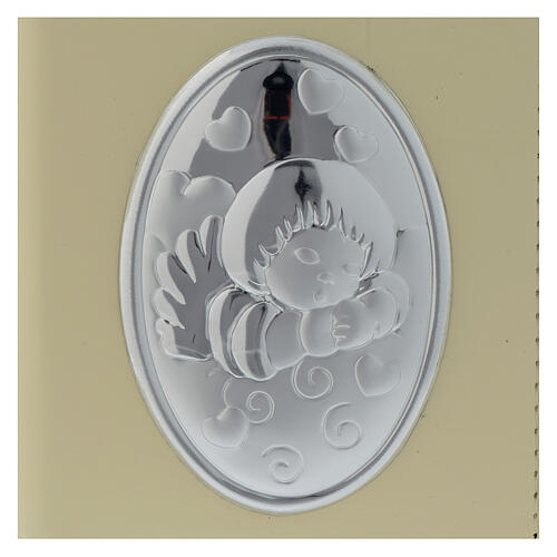 Evangelium zur Taufe mit Engelsmotiv aus Kunstleder 2