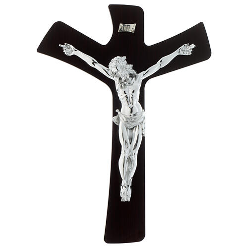 Wenge cross and silver foil body 1