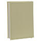Communion gospel ITA with ivory imitation leather hardcover and bi-laminate silver plate 10x15 cm s3