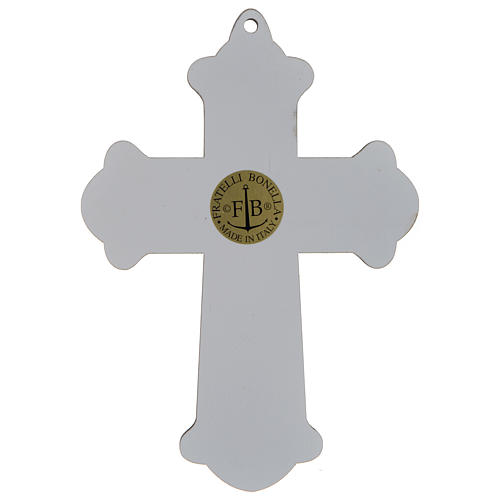 Krzyż Bierzmowanie nadruk na drewnie Duch Święty i Dary 3