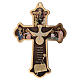 Krzyż Bierzmowanie nadruk na drewnie z kartą z życzeniami Duch Święty i Dary s2