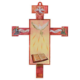 Croix Communion tridimensionnelle avec diplôme Saint-Esprit