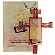 Krzyż Bierzmowanie trójwymiarowy z dyplomem Duch Święty s1