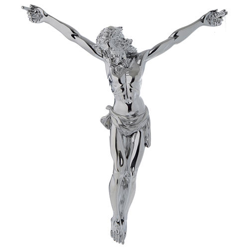 Body of Christ in silver plated resin 12x10 in 1