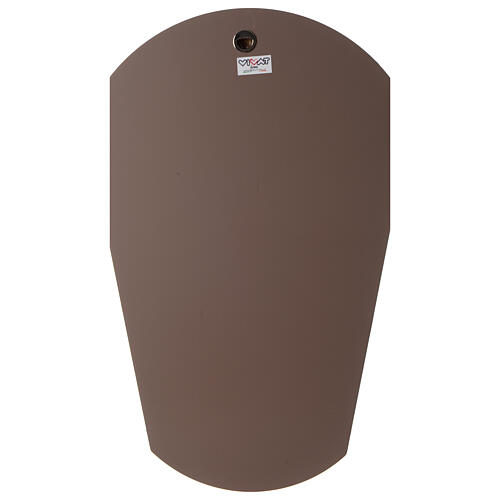 Kruzifix aus Harz in Form eines Körpers weiß, 45 cm 3