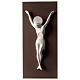 Crucifix, bas-relief in resin and wood 55 cm s1