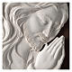Praying Jesus oval bas-relief in resin and wood s2