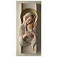 Cuadro Virgen con el Niño resina pintada y madera s1