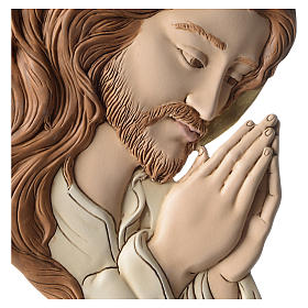 Cadeaux et souvenirs pour les occasions spéciales: Bas-relief profil du Visage de Christ résine colorée