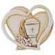 Heart shaped souvenir for Holy Communion h 4 in s1