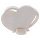 First Communion favour for girl, heart shaped 6.5 cm s2