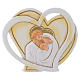 Holy Family favour, heart shaped 6.5 cm s1