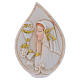 Favour for First Communion girl, teardrop shaped 8.5 cm s1