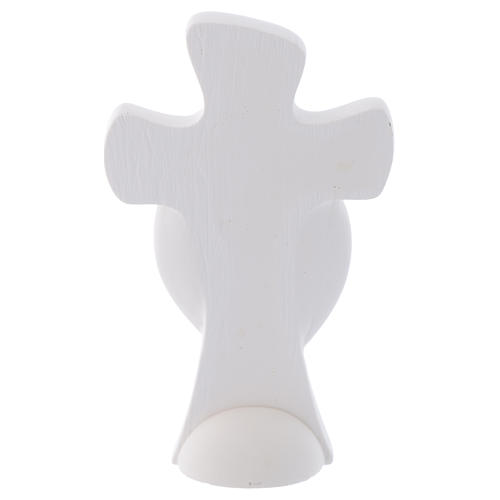 Religious favour Cross with Holy Family 9.5 cm 2
