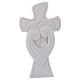 Religious favour Cross with Holy Family 9.5 cm s1