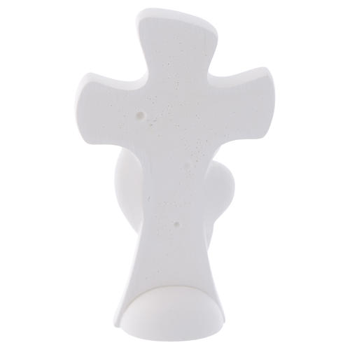 Bonbonnière Croix à poser Maternité 9,5 cm 2