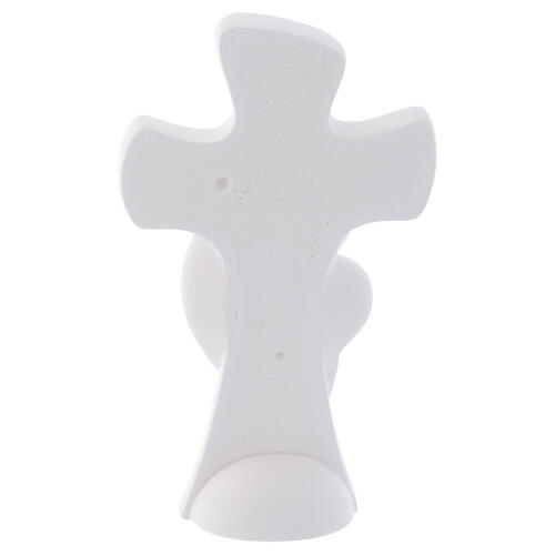 Lembrancinha cruz de mesa Maternidade 10 cm 2