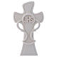 Bonbonnière Crucifix symboles Eucharistie 9,5 cm s1