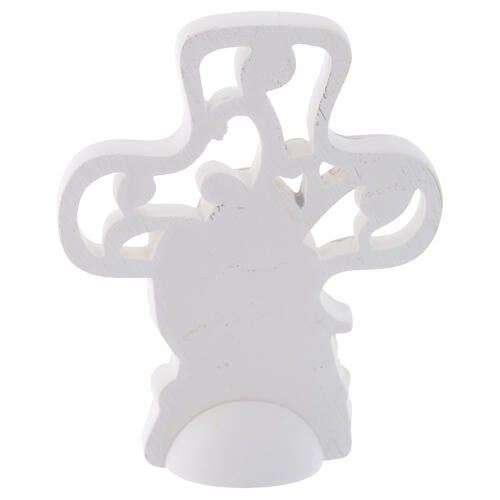Gastgeschenk Kommunion, kreuzfőrmiger Lebensbaum, 10 cm 2