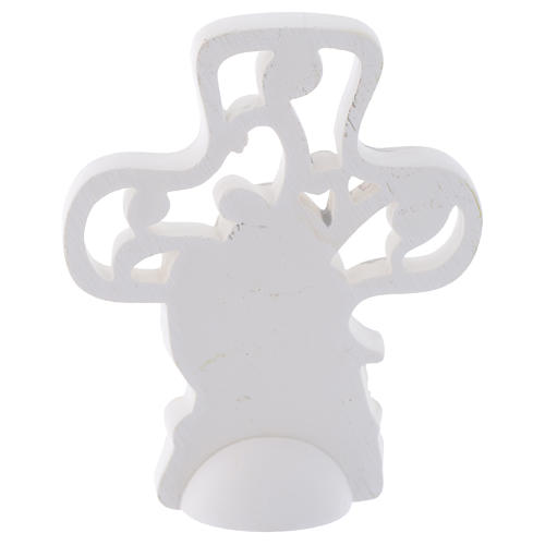 Bonbonnière Communion Croix Arbre de la vie 8,5 cm 2