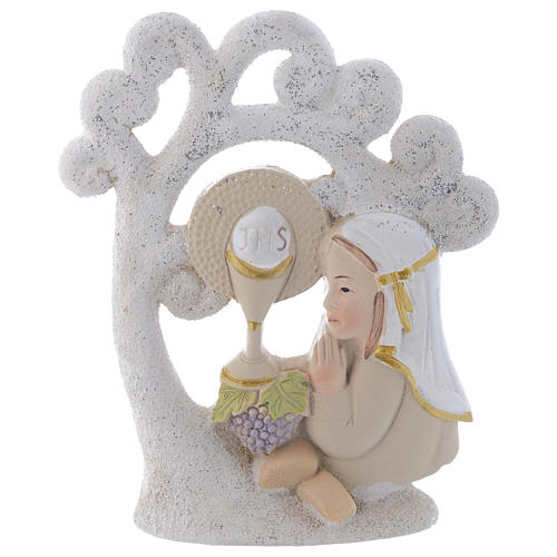 Bombonera Comunión Árbol de la Vida Niña 10 cm 1
