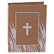 Boîte bonbonnière livre avec impression croix h 7 cm s1