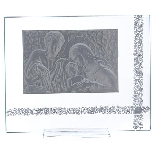 Countertop picture with Holy Family 20x25 cm 3
