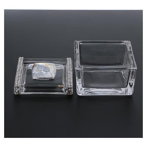 Box-shaped party favour with Holy Family 5x5x5 cm 3