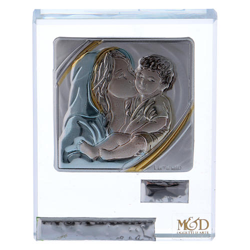 Bombonera sagrada icono Maternidad 5x5 cm 1