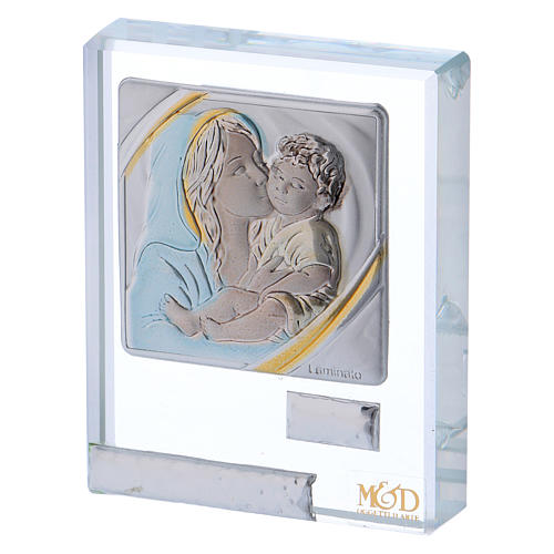 Bombonera sagrada icono Maternidad 5x5 cm 2