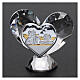 Heart shaped ornament Guardian Angels 2x2 in s2